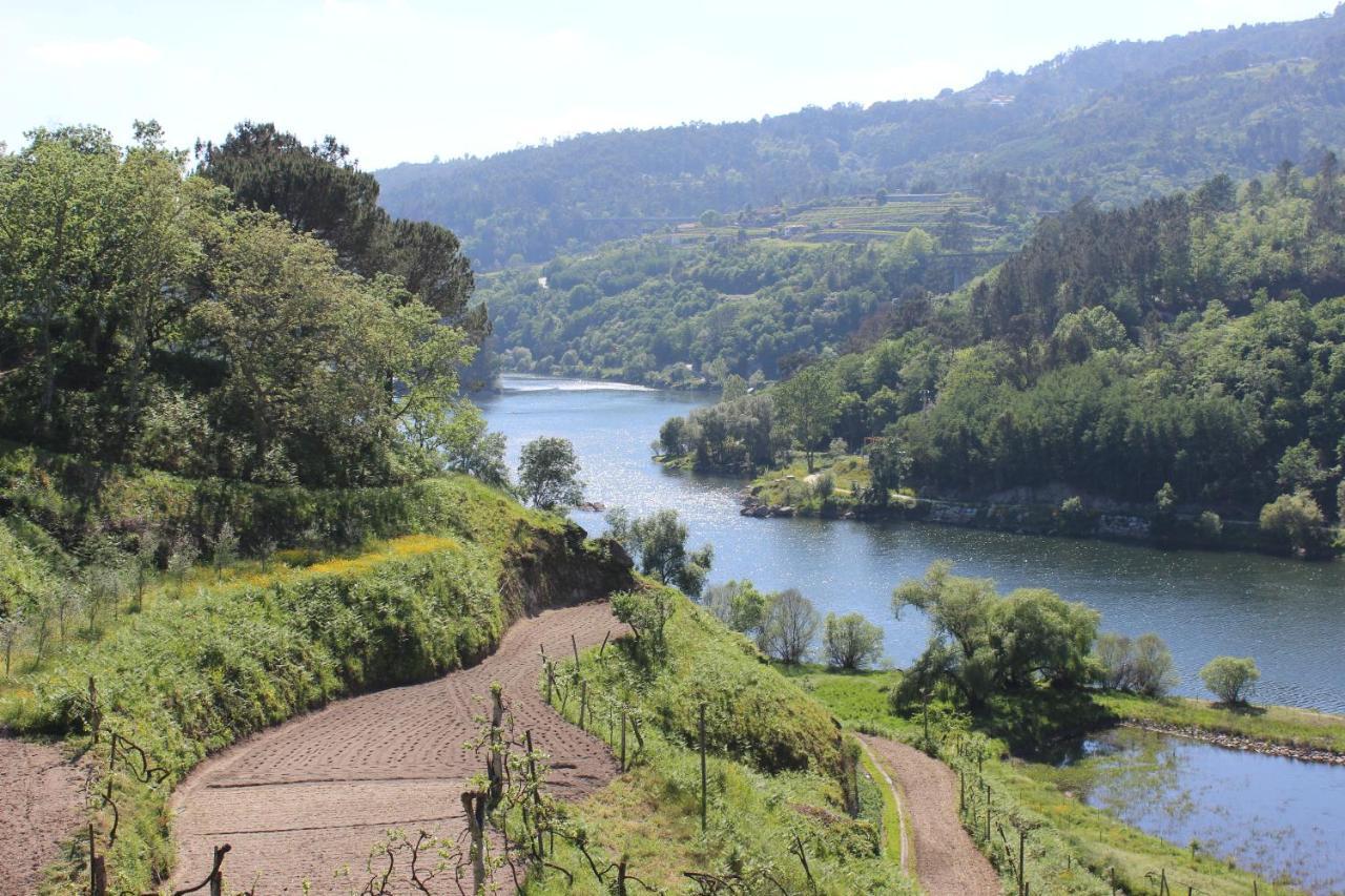 "Bouca Drigues" Casa Antiga De Pedra Com Piscina E Vista Rio Villa Amarante Buitenkant foto